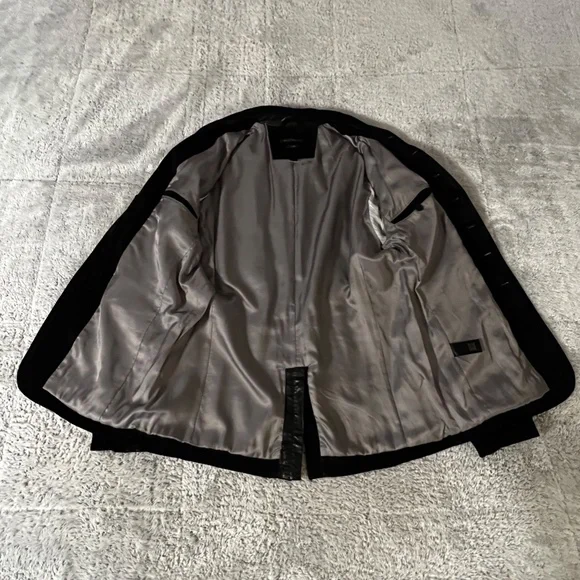 John Varvatos Star USA Luxe Leather Blazer Jacket